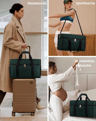 Große Öffnung Reisetasche Damen, Wasserdicht Weekender
