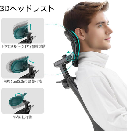 Ergonomischer Bürostuhl N56 mit dynamischer Lendenstütze und dickem