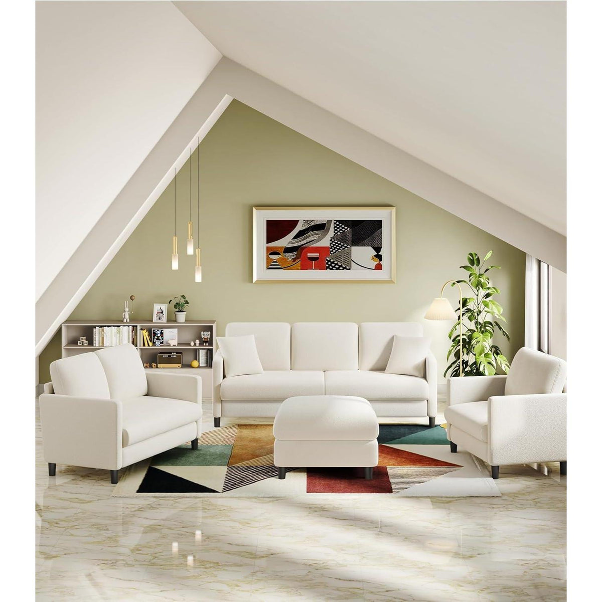 Kleines 2-Sitzer Sofa 130cm – Gemütliche Mini Couch für Wohnzimmer