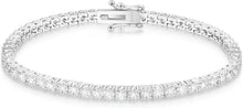 Moissanite Tennisarmband Silber 925 5,29-13,5 Karat VVS1 D Farbe