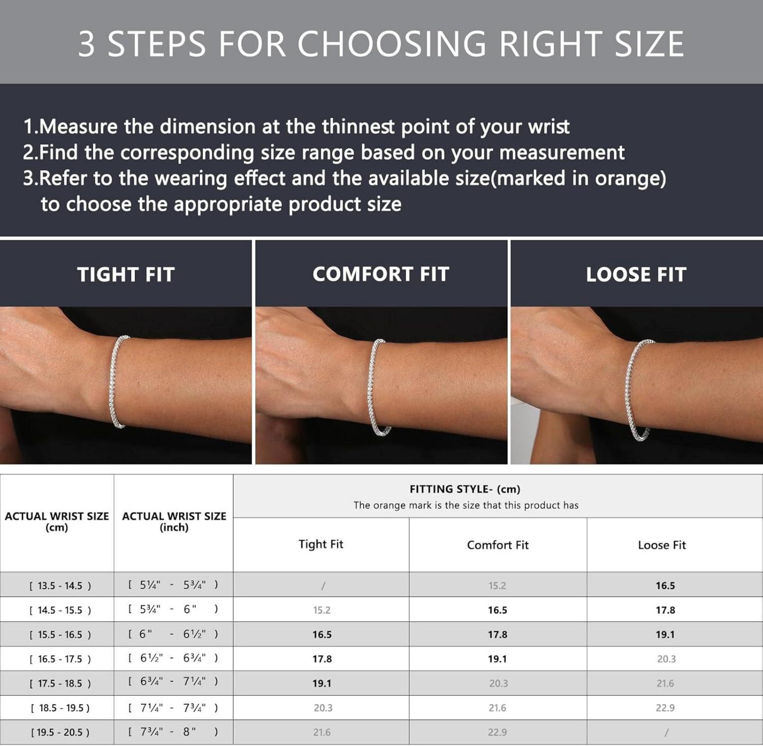 Moissanite Tennisarmband Silber 925 17.8cm 3mm 5.7ct D VVS1