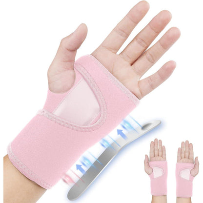 Handgelenkbandage mit Aluminiumstab für Schmerzlinderung und Stabilisierung (Links)