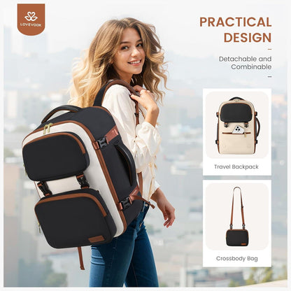 Reiserucksack 40L Handgepäck Tasche 17.3 Zoll Laptop Urlaub