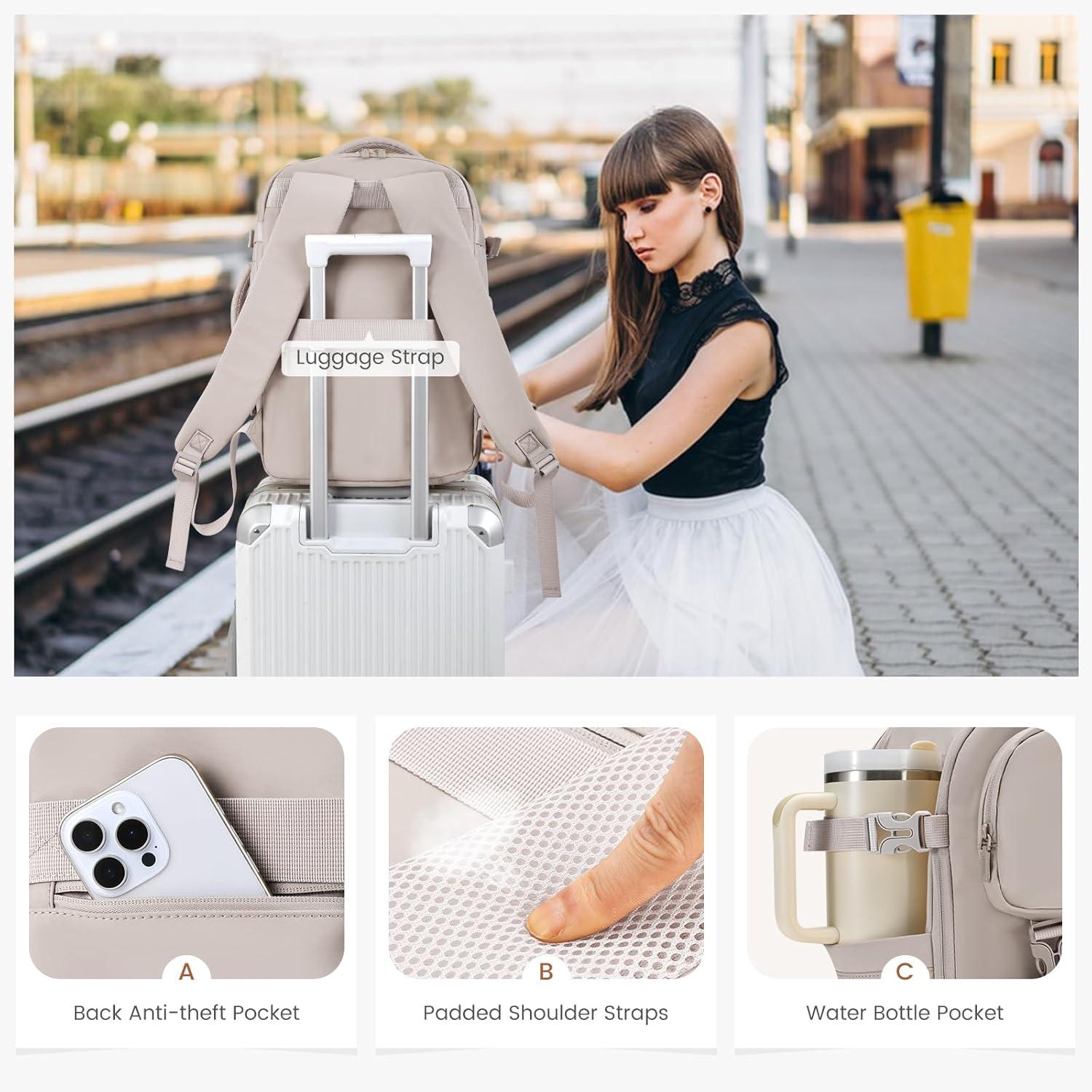 Reiserucksack Handgepäck 17.3 Zoll Laptop Rucksack Damen Herren