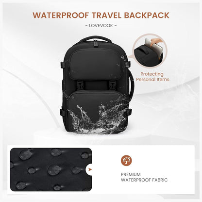 Handgepäck Rucksack 40L Reiserucksack 17.3 Zoll Laptop Travel Backpack