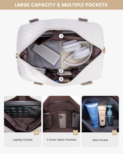 Vielseitige Reisetasche Weekender mit Schuhfach & Packing Cubes
