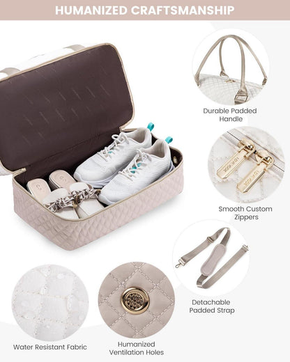 LOVEVOOK Damen Reisetasche Sporttasche mit Schuhfach groß Handgepäck für Flugzeug Strand Sauna Gym Camping