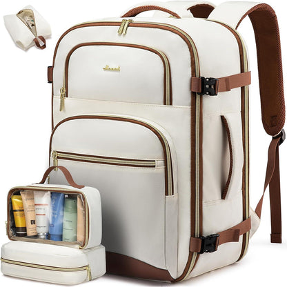 Handgepäck Rucksack 40L - Reiserucksack Damen Herren 17 Zoll