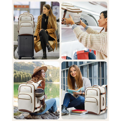 Handgepäck Rucksack 40L - Reiserucksack Damen Herren 17 Zoll