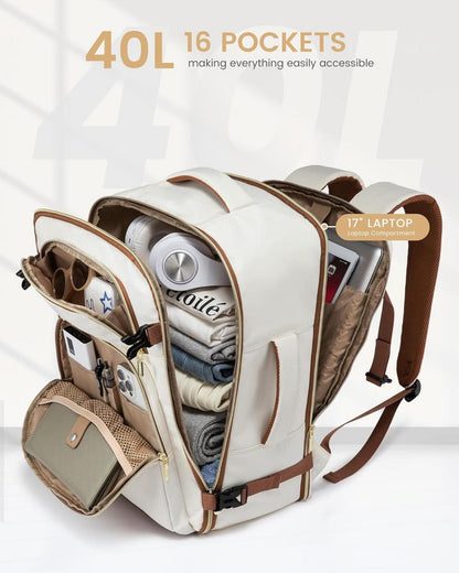 Handgepäck Rucksack 40L Reiserucksack Laptopfach Travel Backpack