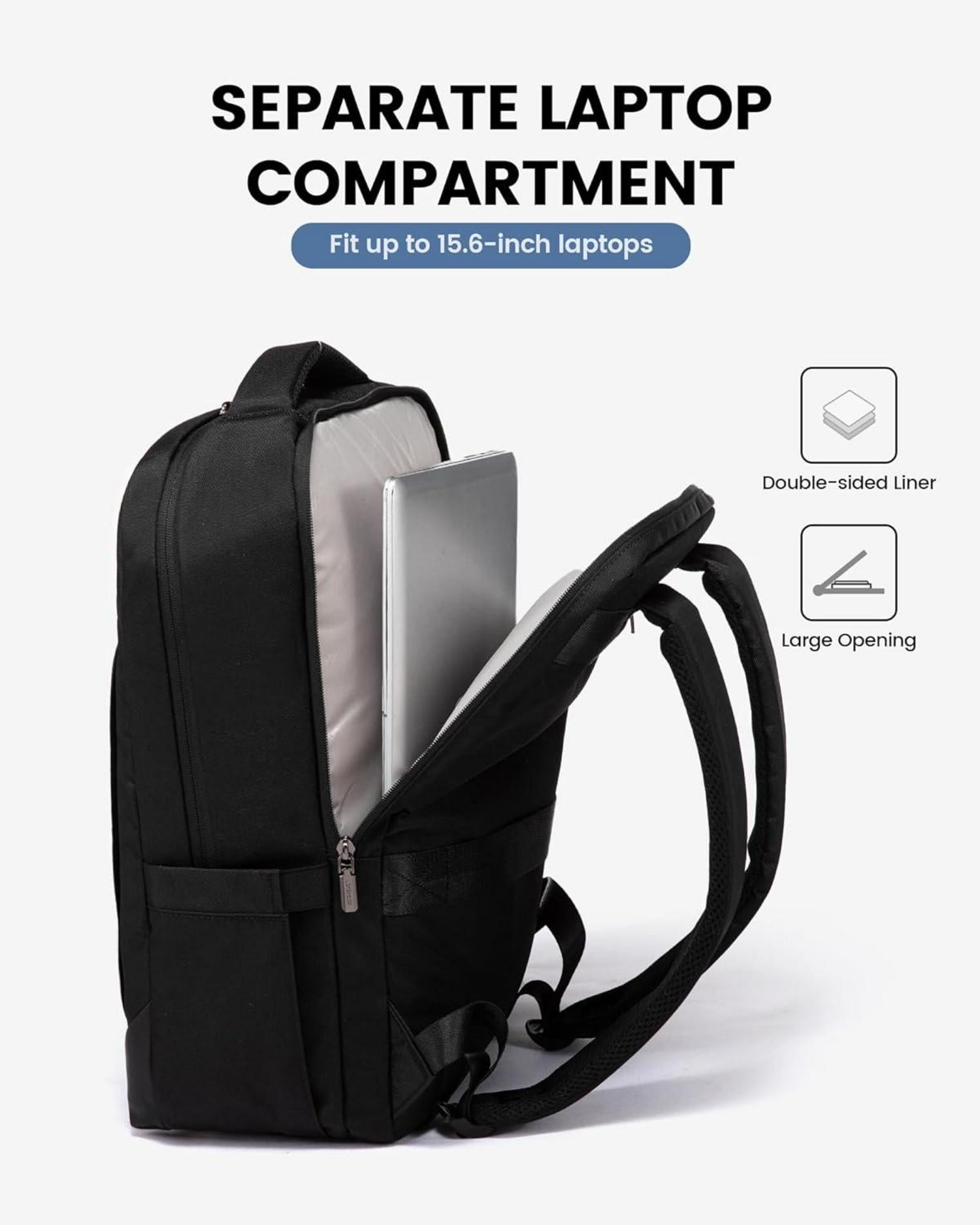 LOVEVOOK Laptoptasche 15.6 Zoll Herren Wasserdichter Business Rucksack