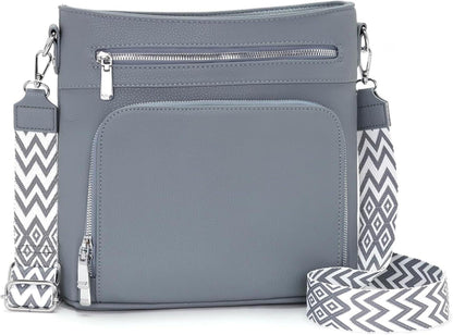 Damen Handtasche Crossbody Vegan Leder Umhängetasche