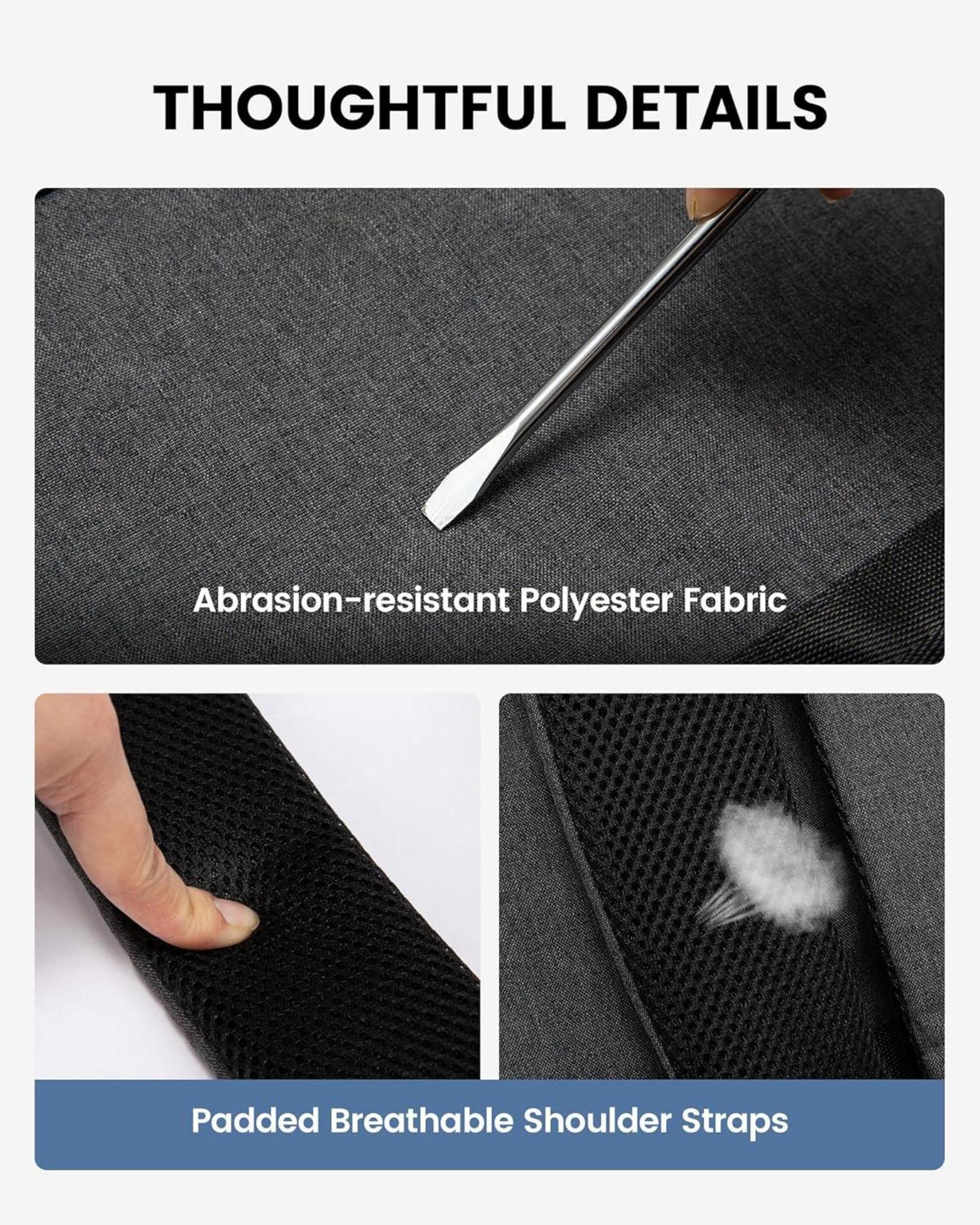 Herren Laptop Rucksack 15.6 Zoll Business Wasserdicht Reise Uni Büro