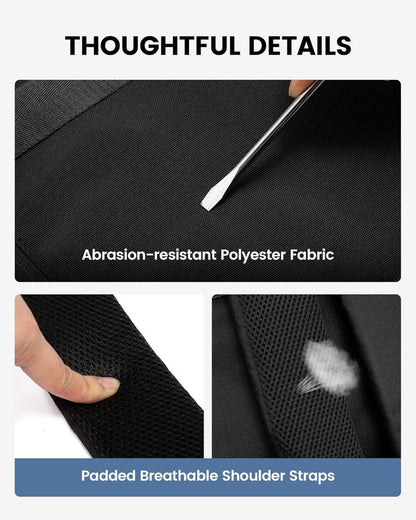 Herren Business Laptop Rucksack 17 Zoll Wasserdicht Uni Büro Arbeit Travel