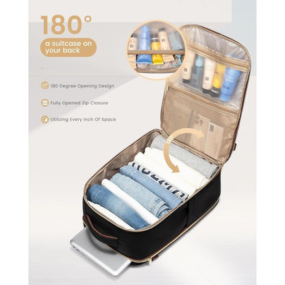 40L Handgepäck Rucksack 17-Zoll Laptop Reiserucksack Damen