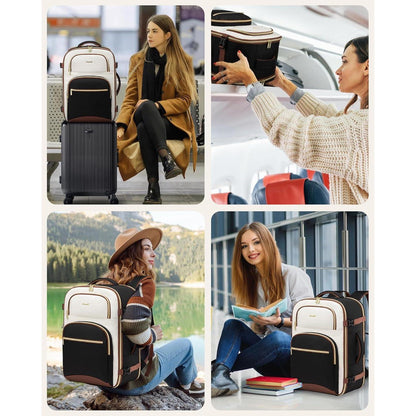 40L Handgepäck Rucksack 17-Zoll Laptop Reiserucksack Damen