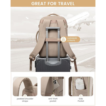 Handgepäck Rucksack 40L Damen Herren 17 Zoll Travel Backpack