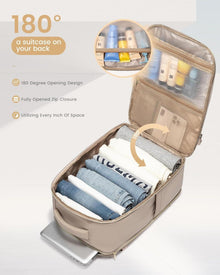 Handgepäck Rucksack 40L Damen Herren 17 Zoll Travel Backpack