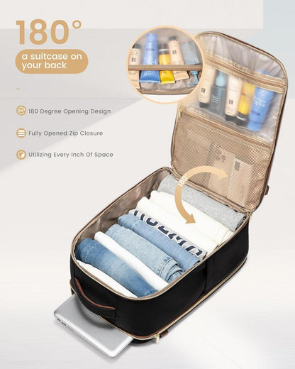 40L Handgepäck Rucksack für Damen und