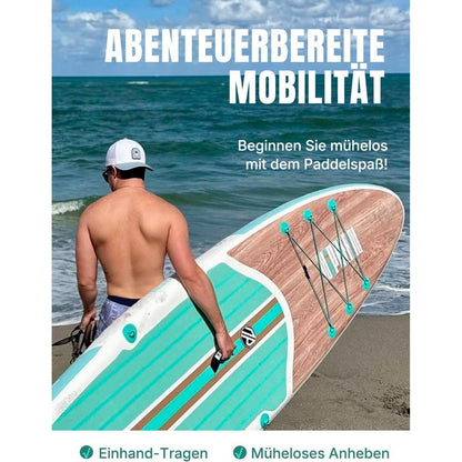 Aufblasbares Stand Up Paddle Board für 2 Personen mit Sitz und Zubehör