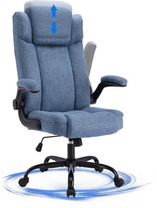 Ergonomischer Bürostuhl mit Schaukelfunktion und breitem Sitz