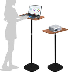 Stehpult Höhenverstellbar 46-120 cm Schwarz Adjustabler Computertisch