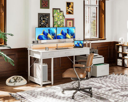 Coleshome Schreibtisch mit LED, 5