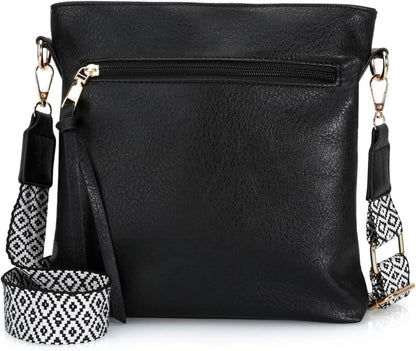 Damen Umhängetasche PU-Leder Crossbody-Tasche Mehrere Taschen