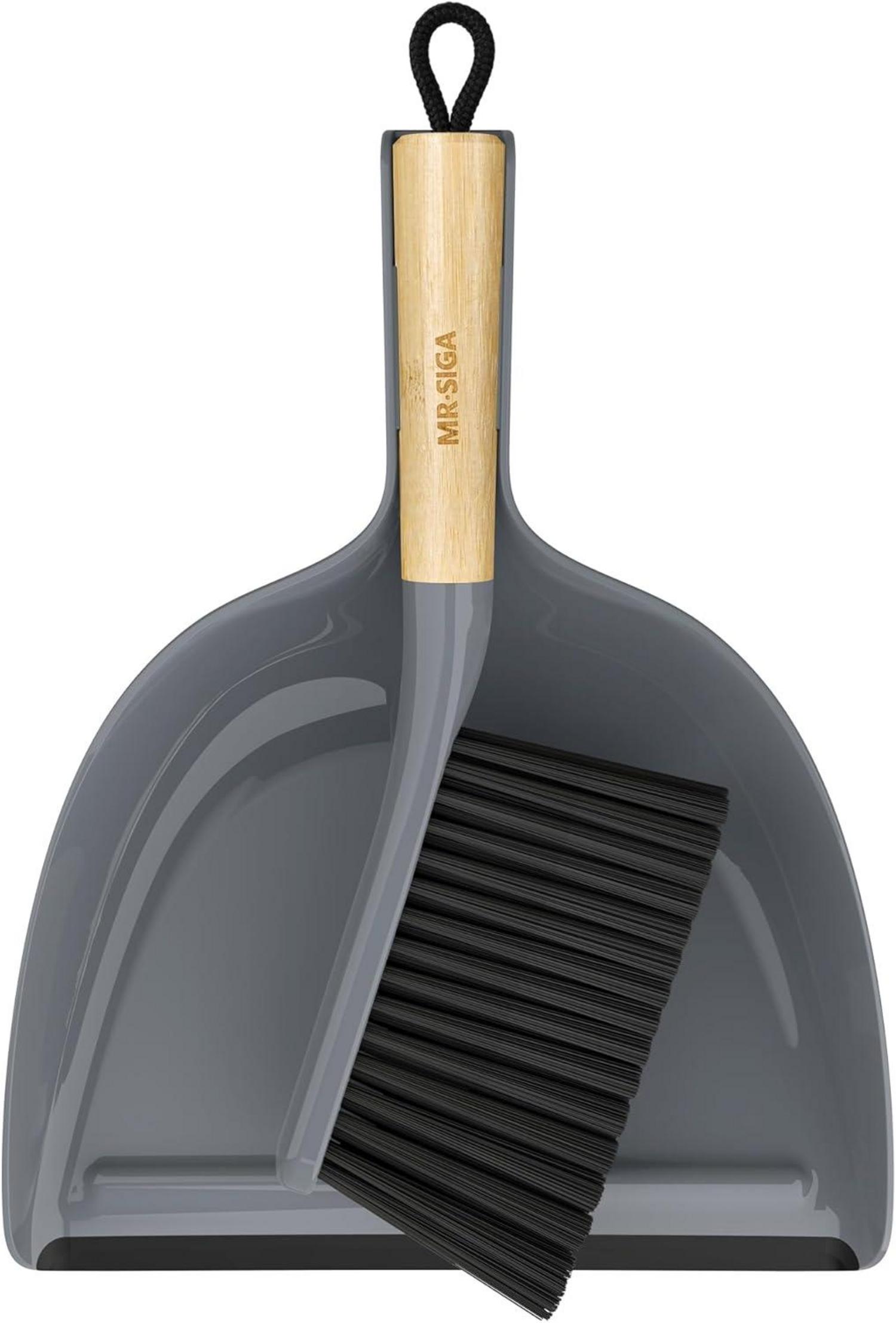 Kehrschaufel und Bürste Set, Tragbar, Grau, 1 Set