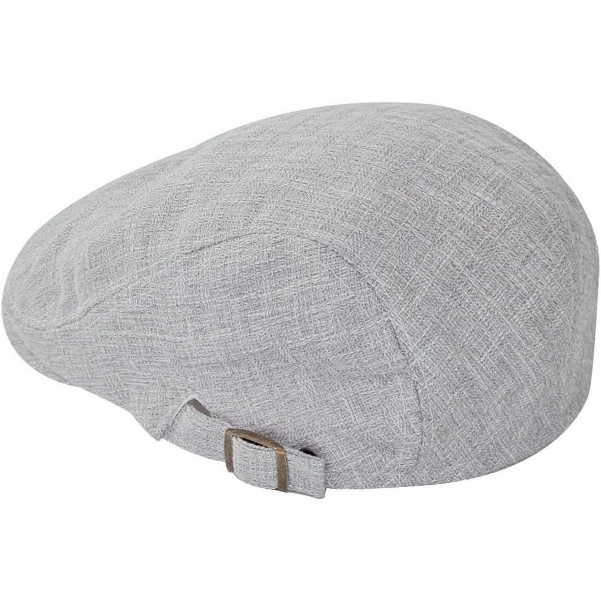 Schiebermütze Herren Sommer Dünn - Atmungsaktive Flatcap Hellgrau