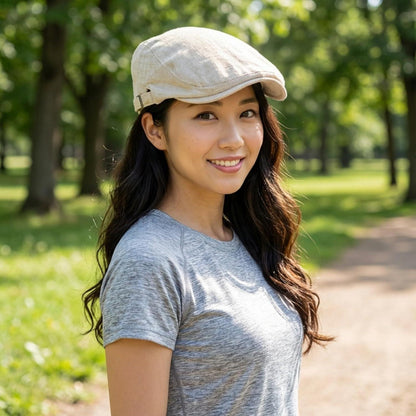 Schiebermütze Herren Sommer Dünn - Gatsby Flatcap Atmungsaktiv