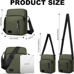Herren Umhängetasche Wasserdicht Messenger Bag Crossbody