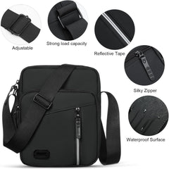 Umhängetasche Herren Wasserdicht, Multi-Tasche, Handytasche
