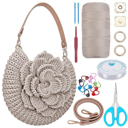 Häkelset Tasche für Anfänger mit Video-Tutorial