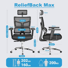 XXL Bürostuhl 200kg Ergonomisch 3D Armlehnen
