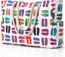 Große Strandtasche Damen wasserdicht Tote Bag mit Reißverschluss