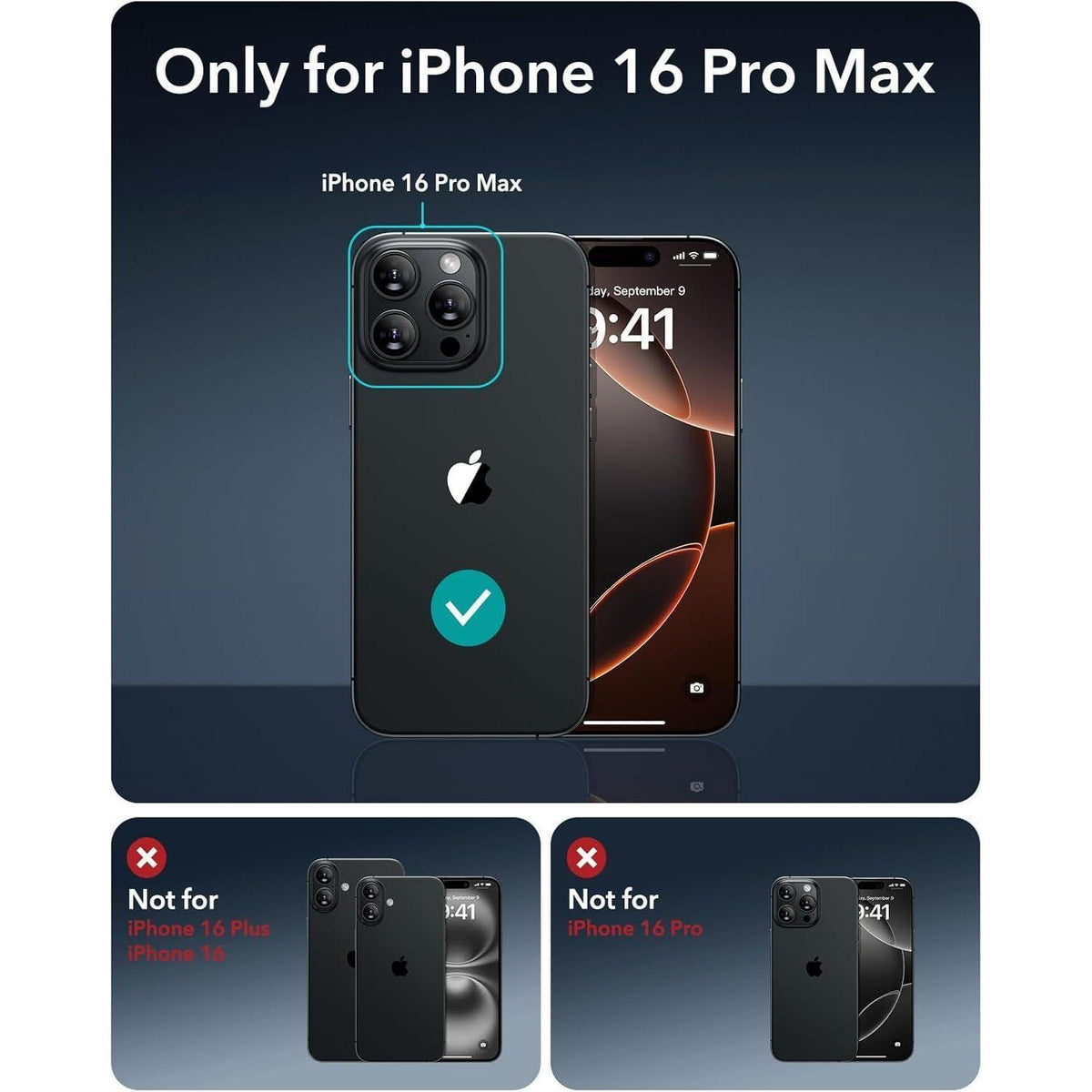 iPhone 16 Pro Max Hülle mit integriertem Ständer und MagSafe