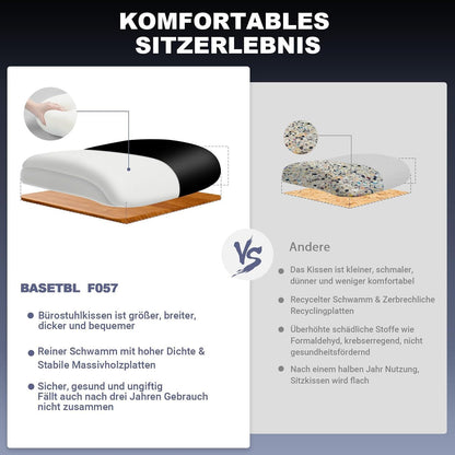 Gaming-Stuhl 180KG mit Kratzschutz, Ergonomischer