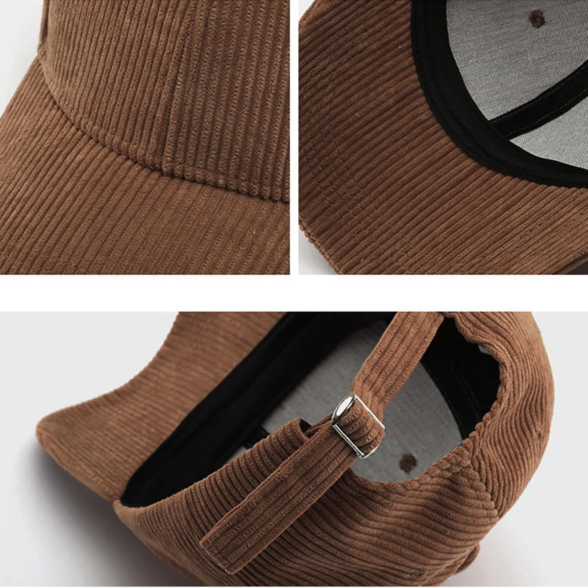Winter Baseball Cap Herren Damen Cord Verstellbar Warm