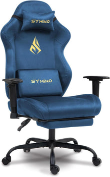 Symino Gaming Stuhl Racing Chair Wildlederimitat ergonomisch
