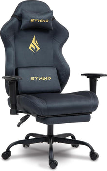 Ergonomischer Gaming Stuhl Wildlederimitat 360° drehbar
