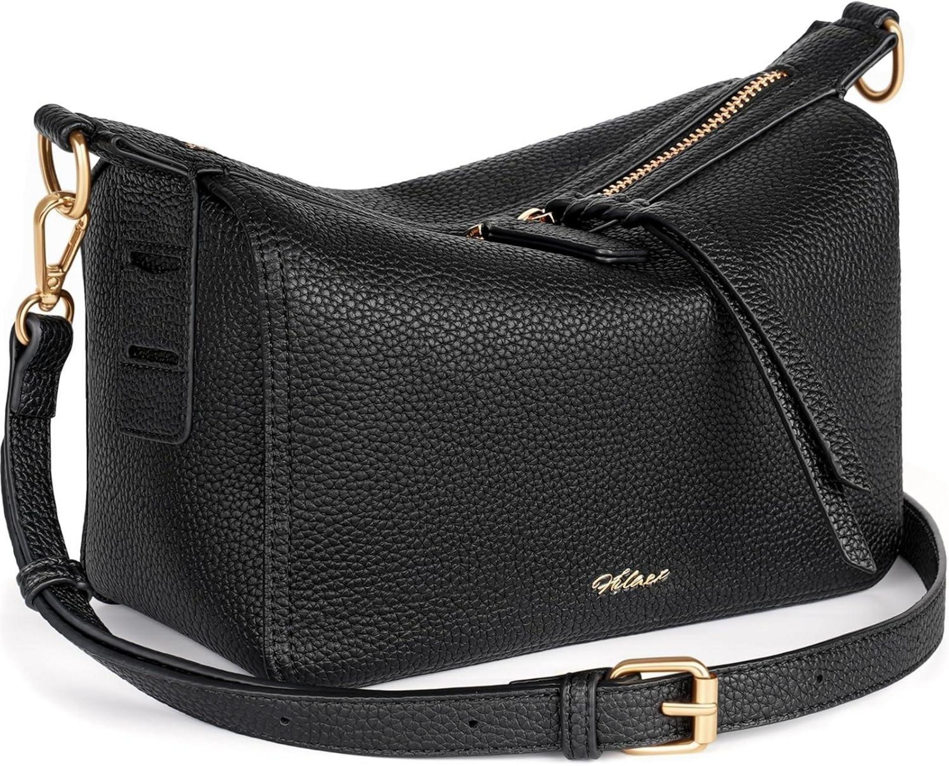Umhängetasche Damen Leder Crossbody Schultertasche Handtasche