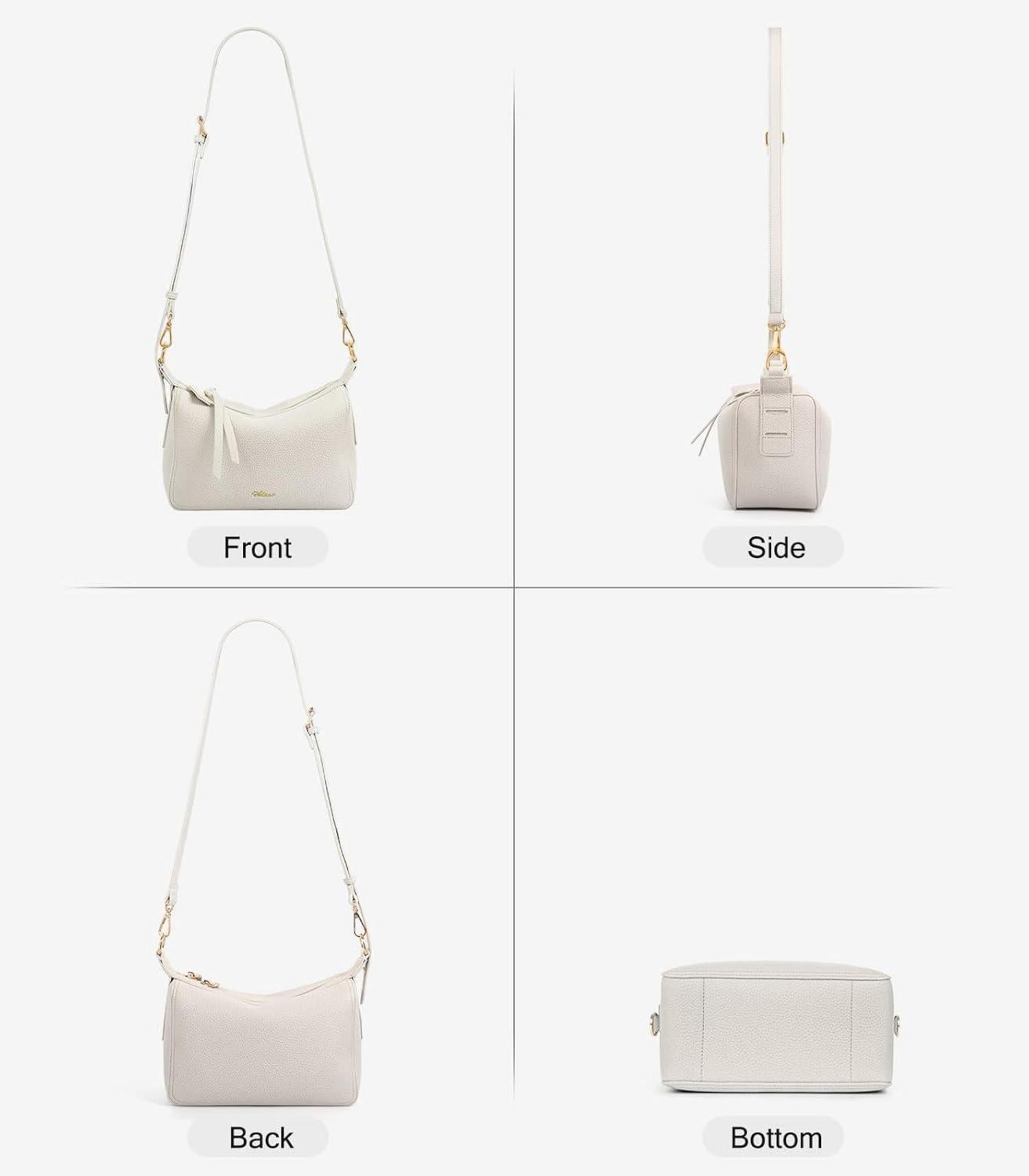 Damen Umhängetasche Leder Crossbody Handtasche Schultertasche Hohe