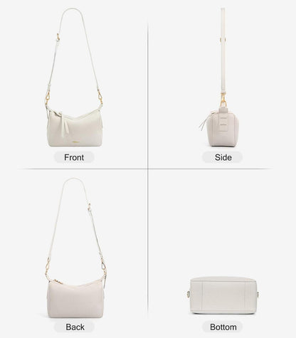 Damen Umhängetasche Leder Crossbody Handtasche Schultertasche Hohe