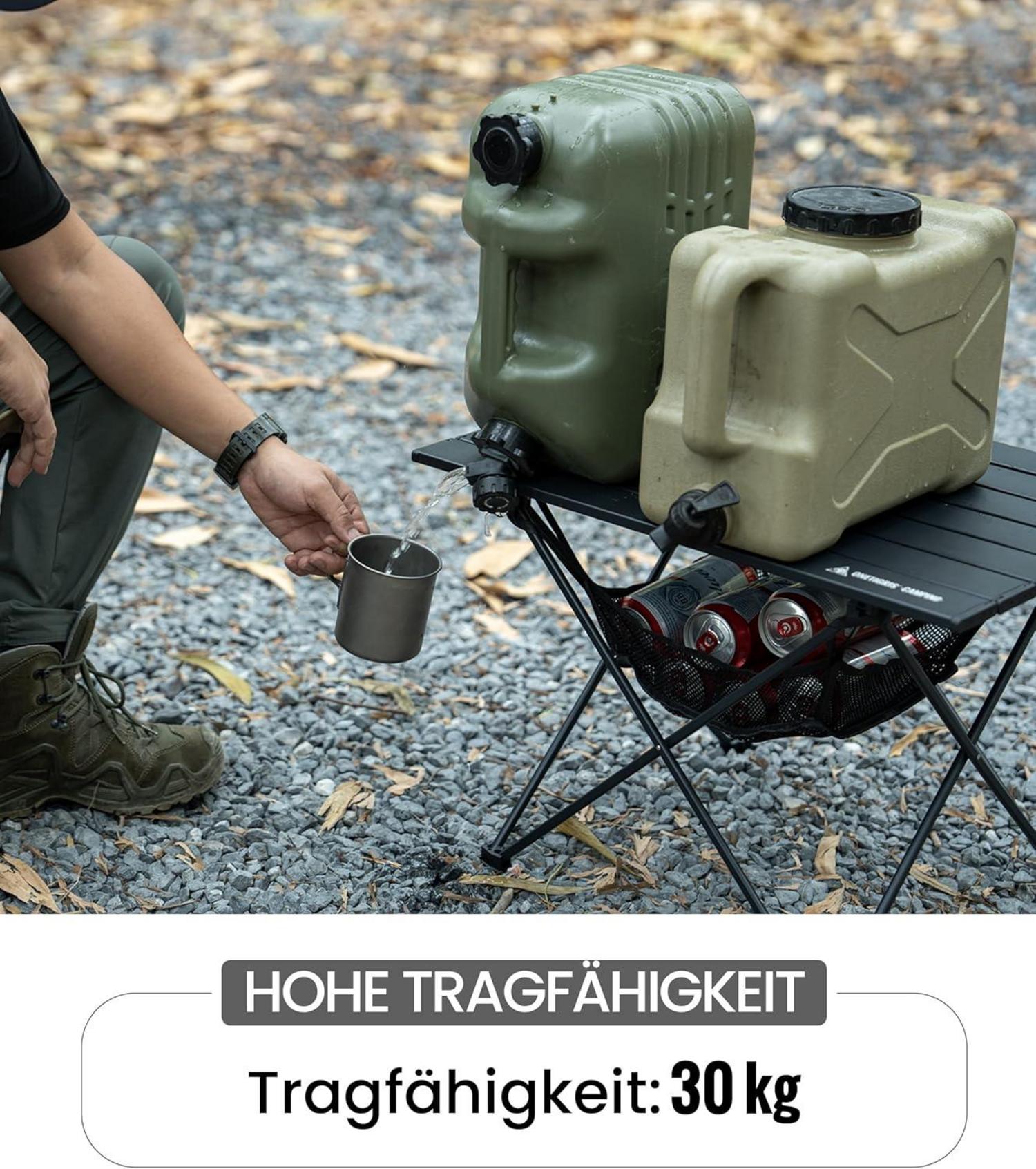 Campingtisch Alu faltbar Klapptisch klein Ultraleicht Tragfähigkeit 30