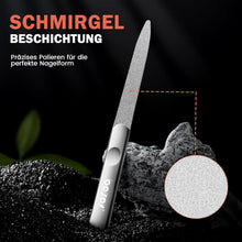 Edelstahl Nagelfeile für glatte Nägel im Salonstil