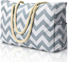 Strandtasche wasserdicht XXL Shopper Damen Reißverschluss Faltbar