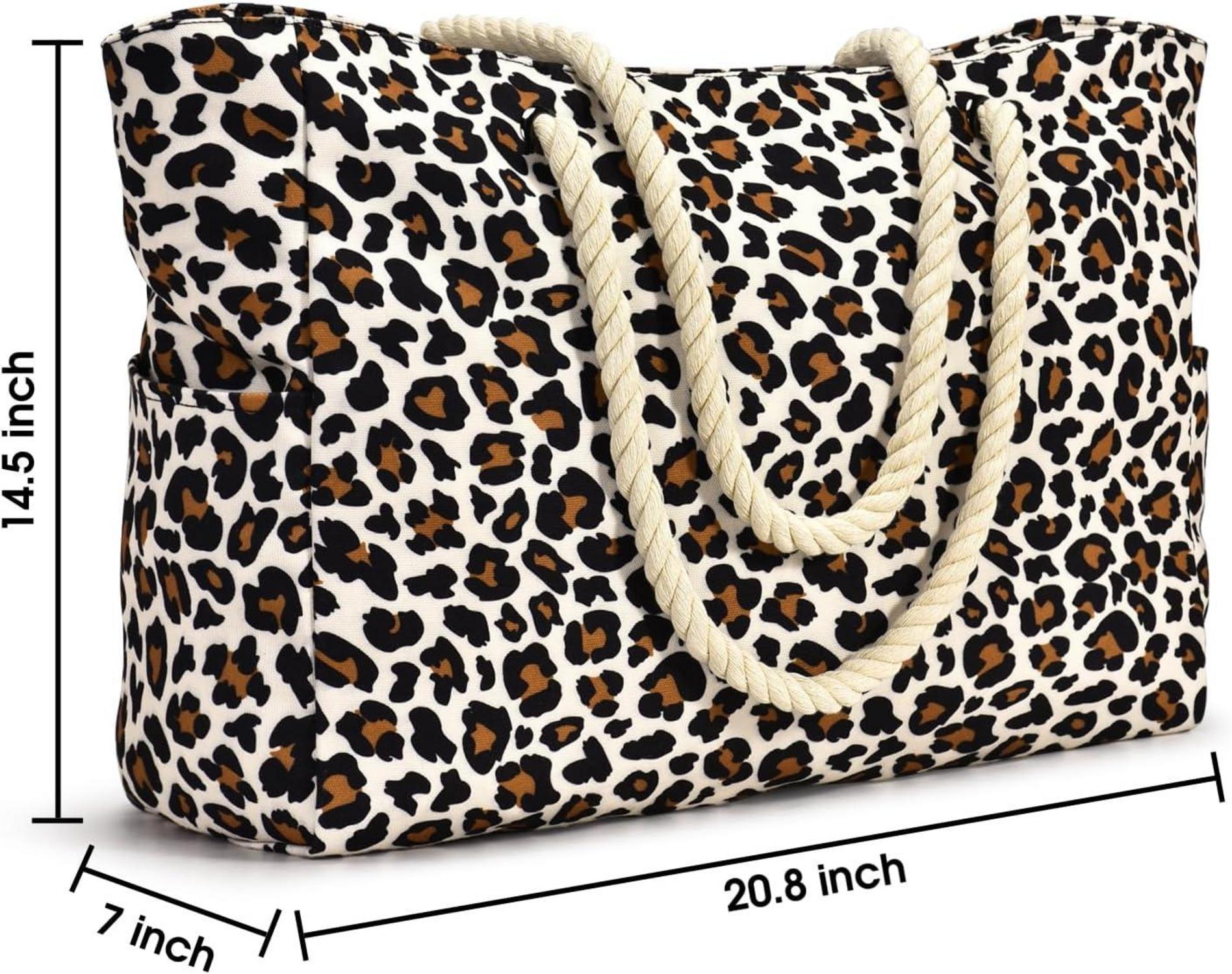 Oscaurt Strandtasche Damen Tote Bag Groß Wasserdicht mit Reißverschluss