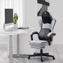 Ergonomischer Gaming Stuhl mit Massage Lendenwirbelstütze