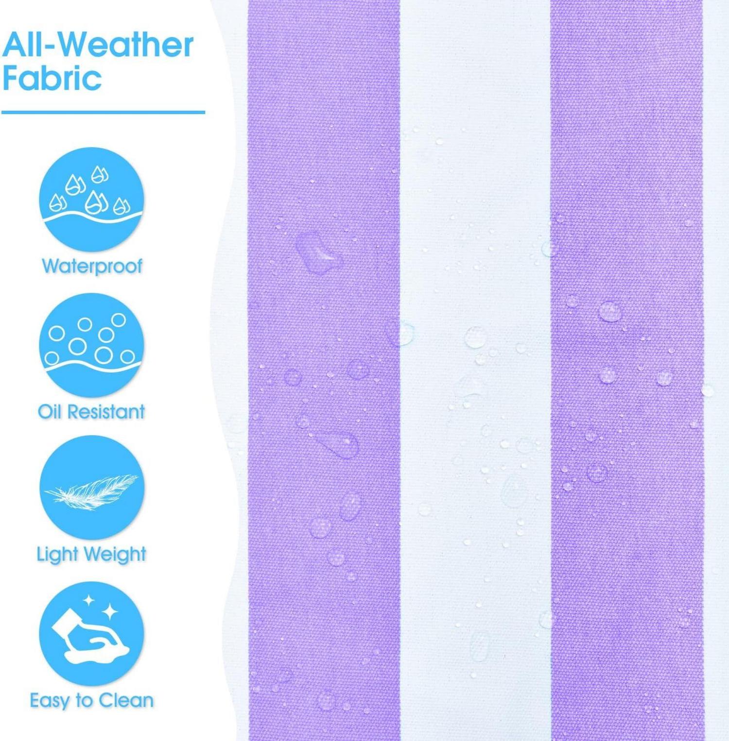 Oscaurt Strandtasche Wasserdicht Tote Bag Groß Faltbar Lila